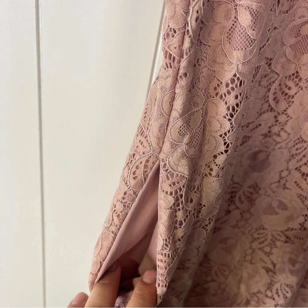 Speechless lace blush pink dress - Picture 2 of 4